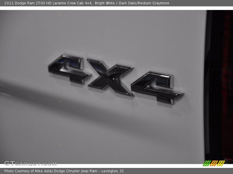 Bright White / Dark Slate/Medium Graystone 2011 Dodge Ram 2500 HD Laramie Crew Cab 4x4