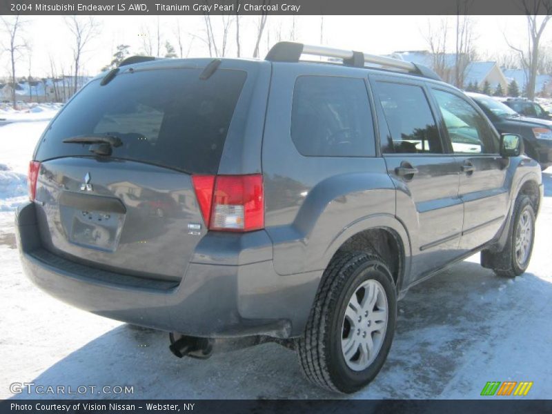 Titanium Gray Pearl / Charcoal Gray 2004 Mitsubishi Endeavor LS AWD