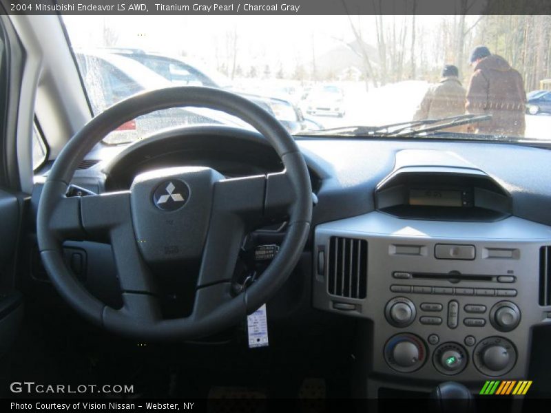 Titanium Gray Pearl / Charcoal Gray 2004 Mitsubishi Endeavor LS AWD