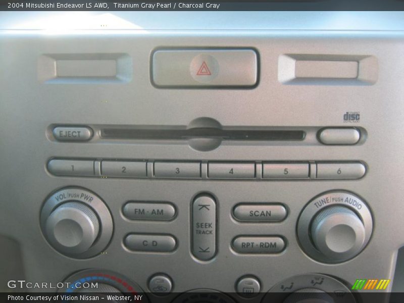 Titanium Gray Pearl / Charcoal Gray 2004 Mitsubishi Endeavor LS AWD