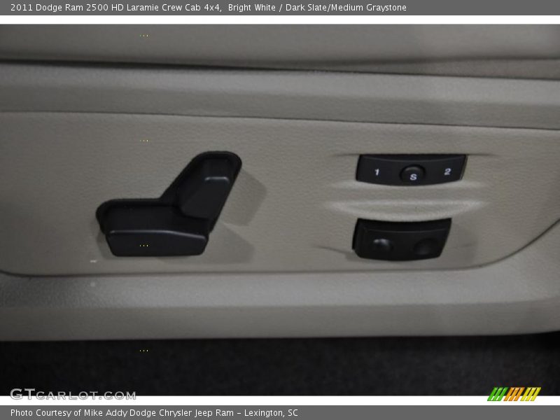 Bright White / Dark Slate/Medium Graystone 2011 Dodge Ram 2500 HD Laramie Crew Cab 4x4