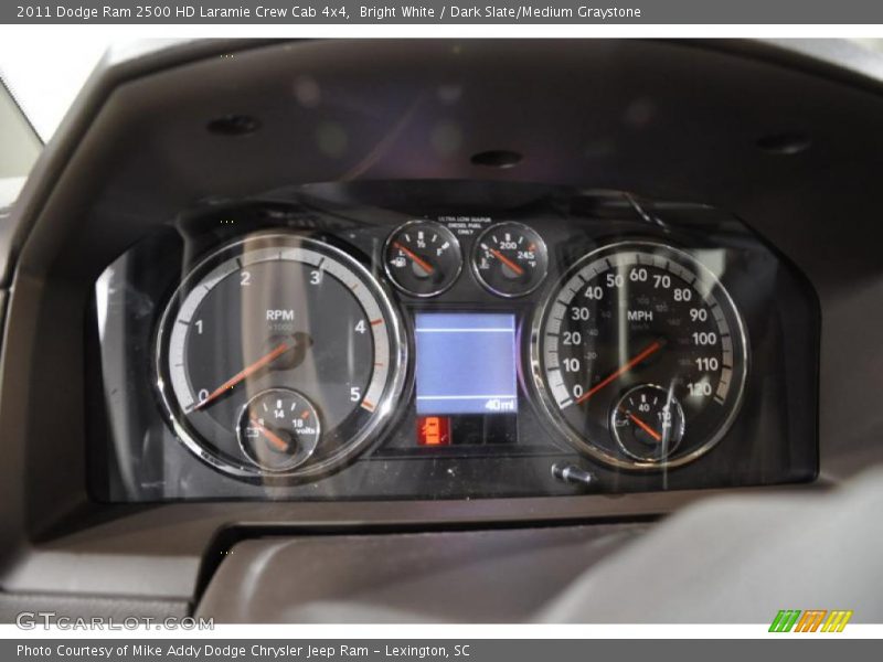 Bright White / Dark Slate/Medium Graystone 2011 Dodge Ram 2500 HD Laramie Crew Cab 4x4