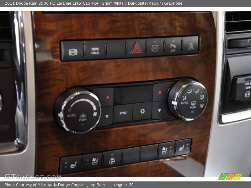 Bright White / Dark Slate/Medium Graystone 2011 Dodge Ram 2500 HD Laramie Crew Cab 4x4