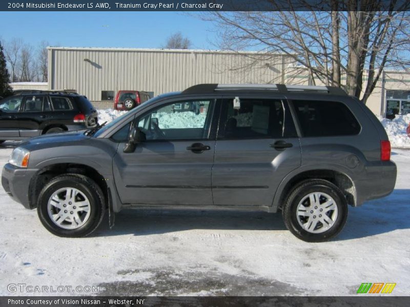 Titanium Gray Pearl / Charcoal Gray 2004 Mitsubishi Endeavor LS AWD