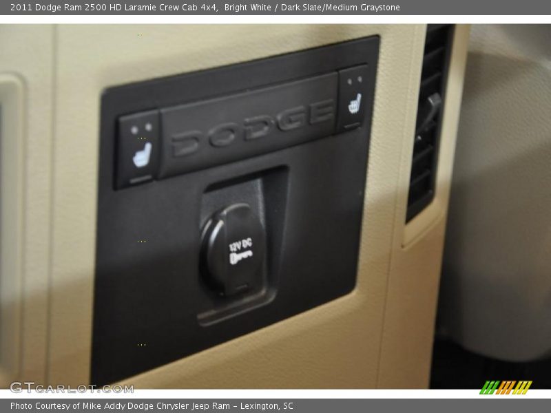 Bright White / Dark Slate/Medium Graystone 2011 Dodge Ram 2500 HD Laramie Crew Cab 4x4