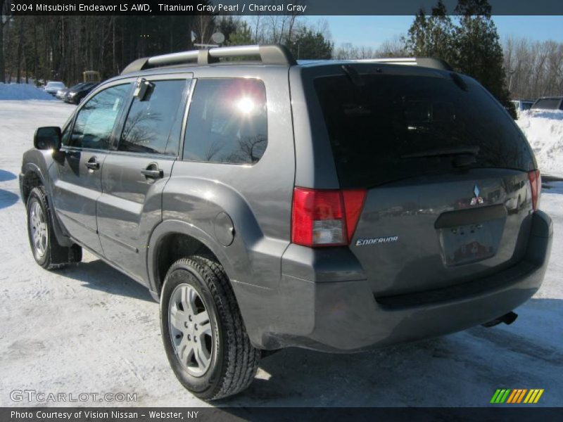 Titanium Gray Pearl / Charcoal Gray 2004 Mitsubishi Endeavor LS AWD