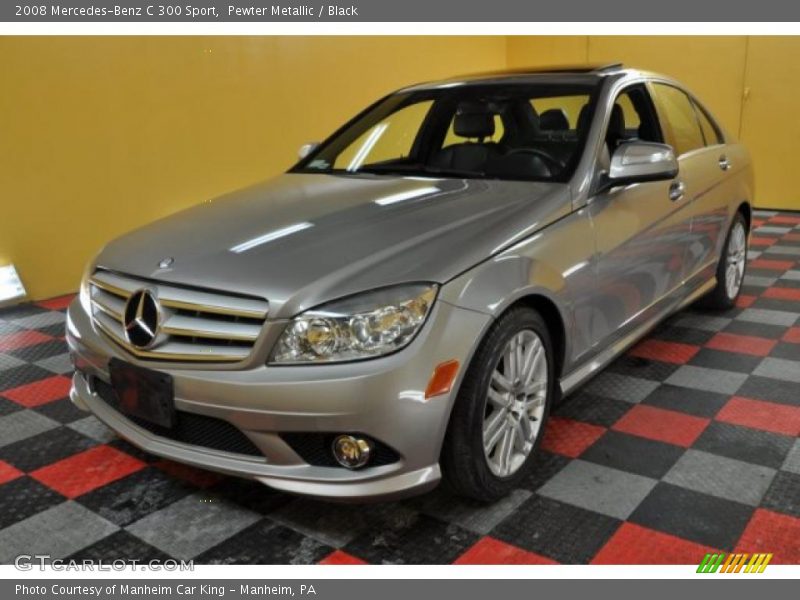 Pewter Metallic / Black 2008 Mercedes-Benz C 300 Sport