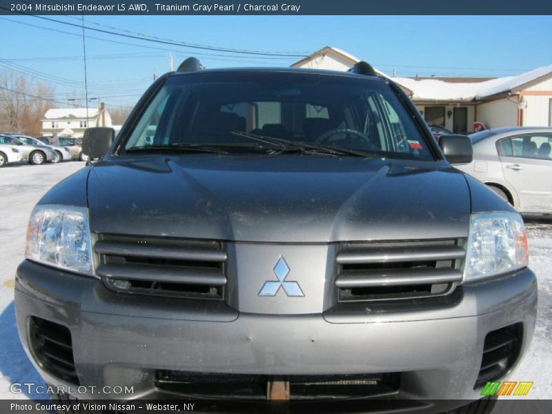 Titanium Gray Pearl / Charcoal Gray 2004 Mitsubishi Endeavor LS AWD