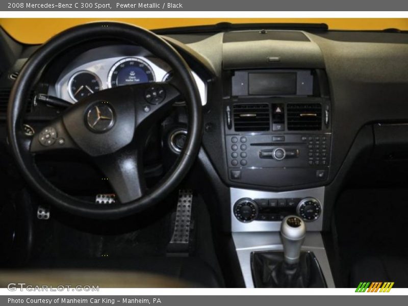Pewter Metallic / Black 2008 Mercedes-Benz C 300 Sport