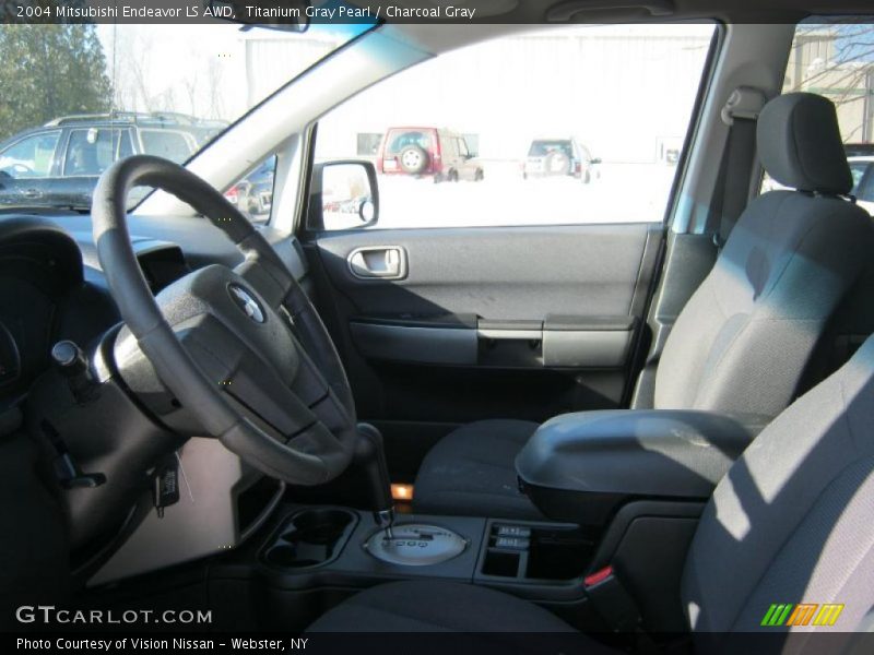 Titanium Gray Pearl / Charcoal Gray 2004 Mitsubishi Endeavor LS AWD