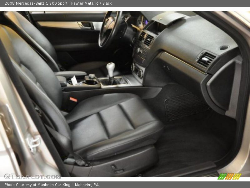 Pewter Metallic / Black 2008 Mercedes-Benz C 300 Sport
