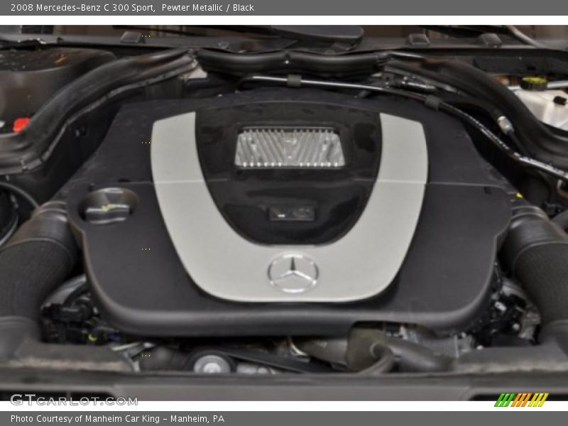 Pewter Metallic / Black 2008 Mercedes-Benz C 300 Sport