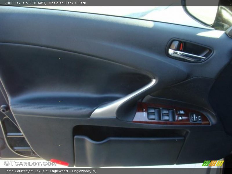 Obsidian Black / Black 2008 Lexus IS 250 AWD