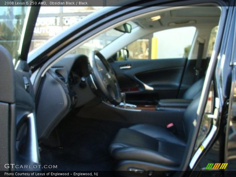 Obsidian Black / Black 2008 Lexus IS 250 AWD