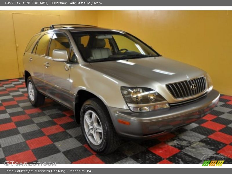 Burnished Gold Metallic / Ivory 1999 Lexus RX 300 AWD