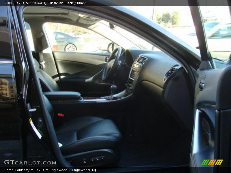 Obsidian Black / Black 2008 Lexus IS 250 AWD
