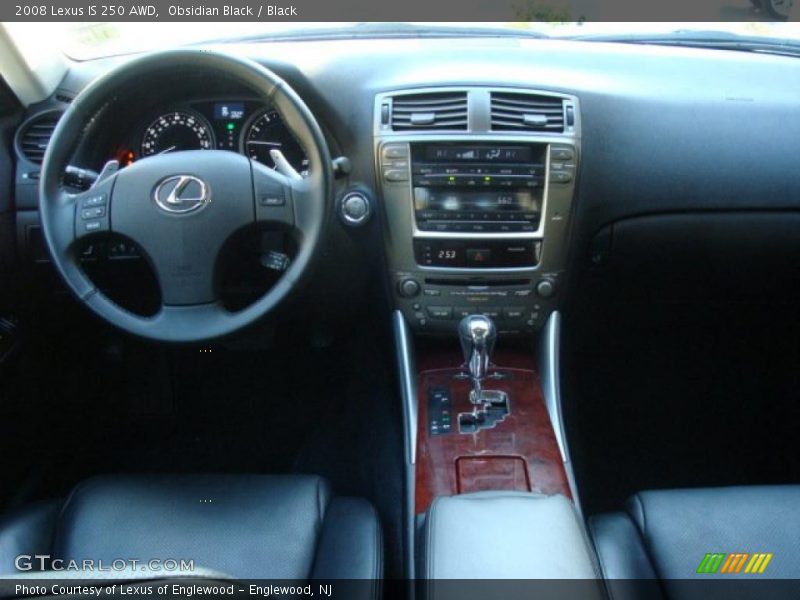 Obsidian Black / Black 2008 Lexus IS 250 AWD