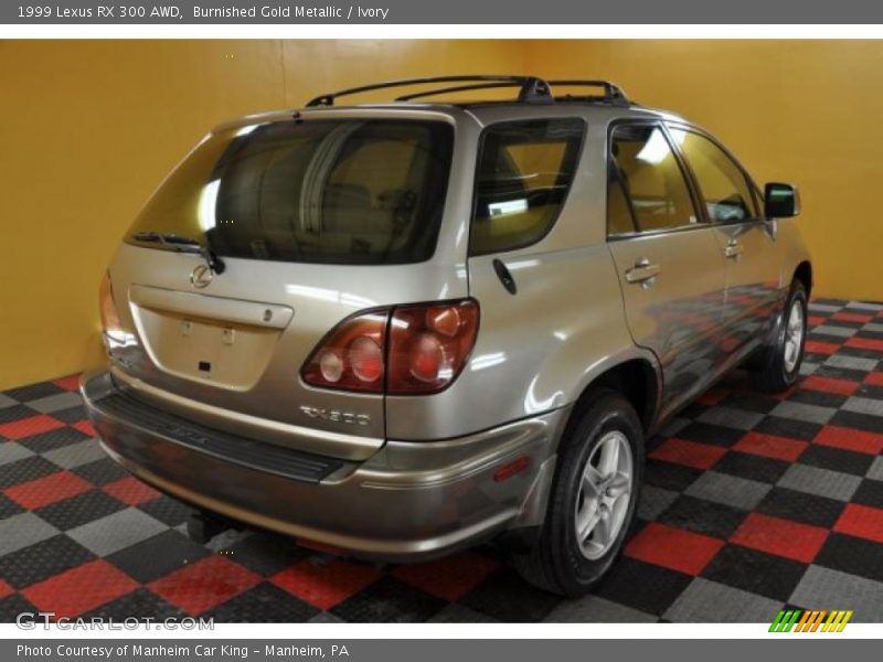 Burnished Gold Metallic / Ivory 1999 Lexus RX 300 AWD
