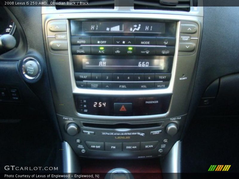 Obsidian Black / Black 2008 Lexus IS 250 AWD