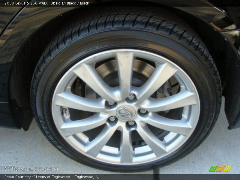 Obsidian Black / Black 2008 Lexus IS 250 AWD