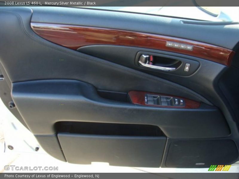 Mercury Silver Metallic / Black 2008 Lexus LS 460 L