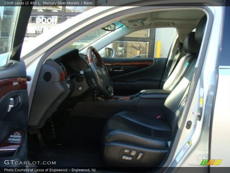 Mercury Silver Metallic / Black 2008 Lexus LS 460 L