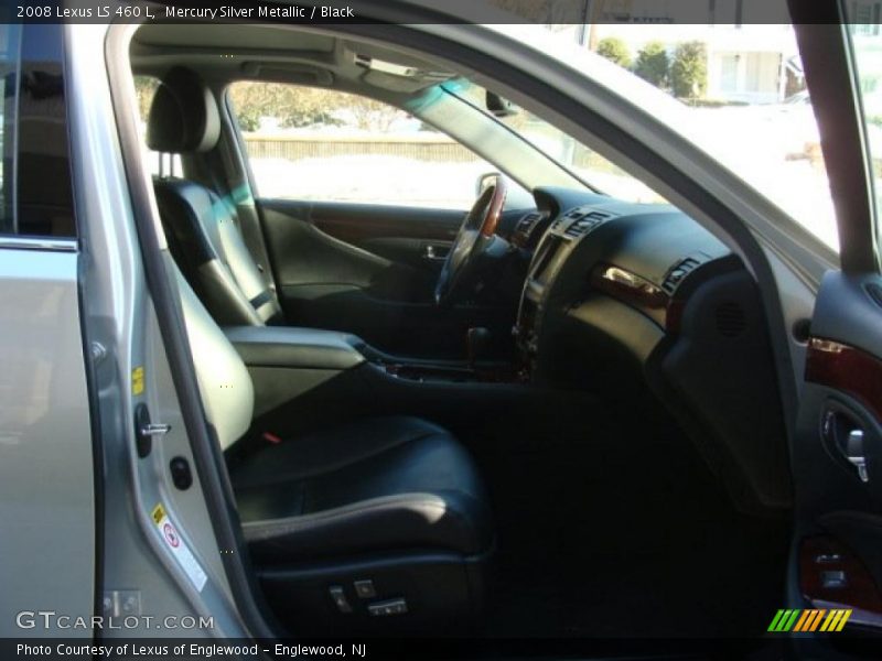 Mercury Silver Metallic / Black 2008 Lexus LS 460 L