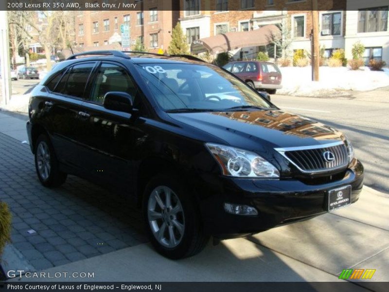 Black Onyx / Ivory 2008 Lexus RX 350 AWD