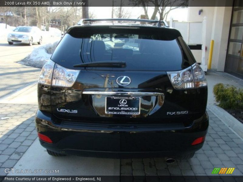Black Onyx / Ivory 2008 Lexus RX 350 AWD