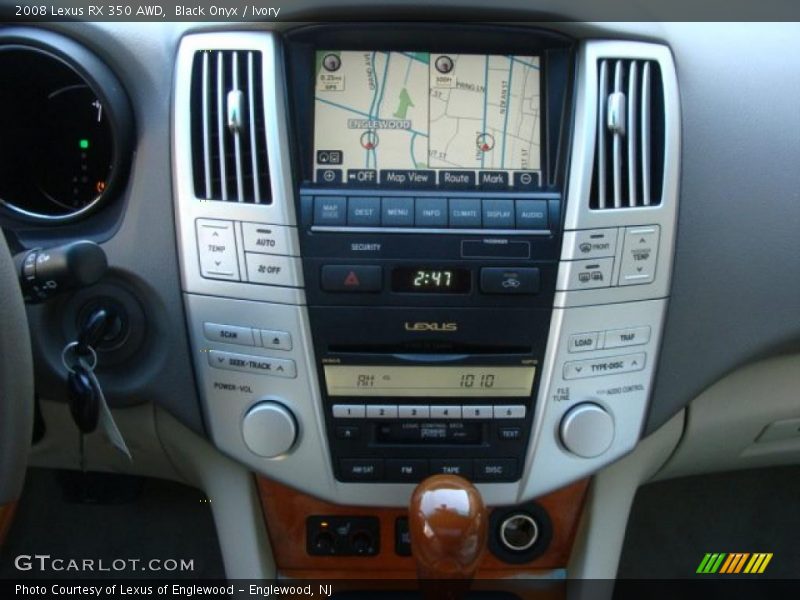 Black Onyx / Ivory 2008 Lexus RX 350 AWD