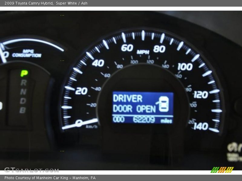 Super White / Ash 2009 Toyota Camry Hybrid
