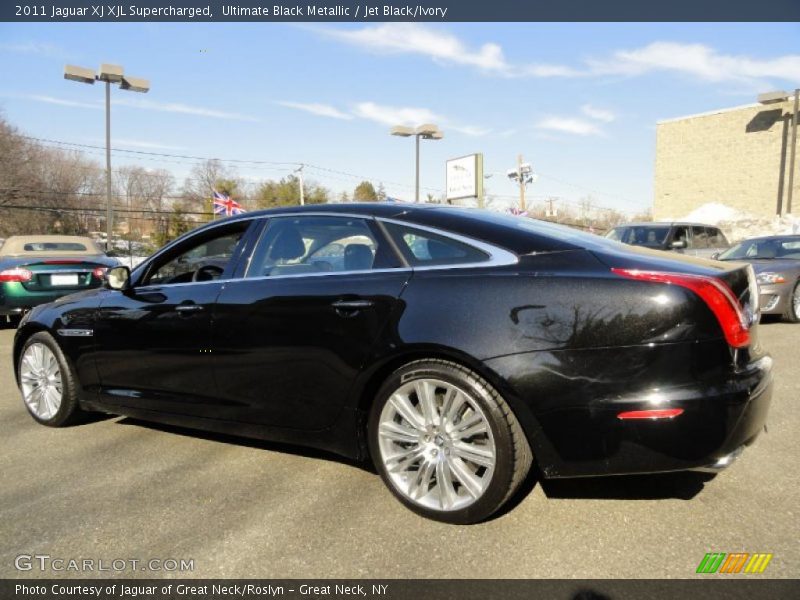 Ultimate Black Metallic / Jet Black/Ivory 2011 Jaguar XJ XJL Supercharged