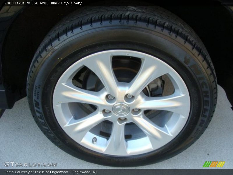 Black Onyx / Ivory 2008 Lexus RX 350 AWD