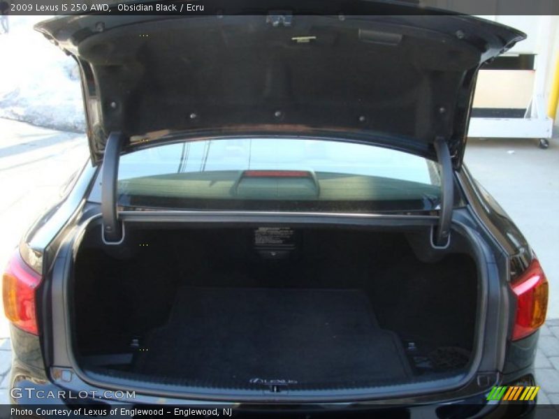 Obsidian Black / Ecru 2009 Lexus IS 250 AWD