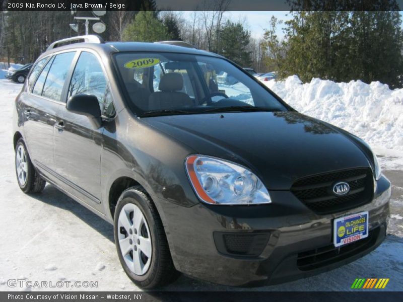 Java Brown / Beige 2009 Kia Rondo LX