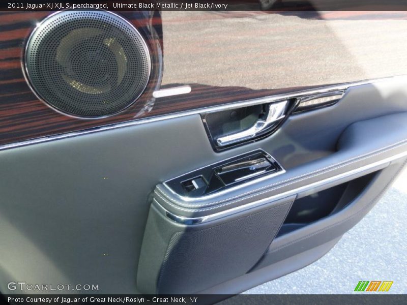 Ultimate Black Metallic / Jet Black/Ivory 2011 Jaguar XJ XJL Supercharged