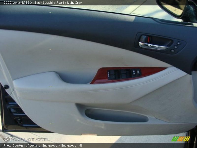 Black Sapphire Pearl / Light Gray 2009 Lexus ES 350