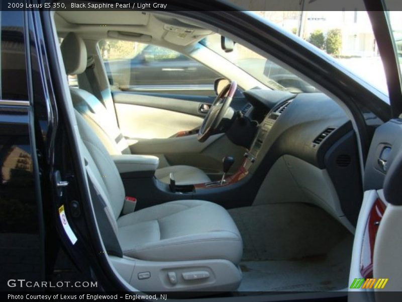 Black Sapphire Pearl / Light Gray 2009 Lexus ES 350