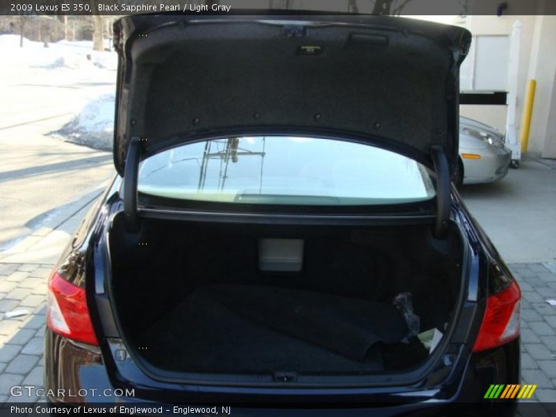 Black Sapphire Pearl / Light Gray 2009 Lexus ES 350