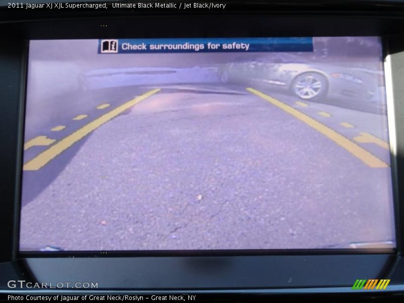 Ultimate Black Metallic / Jet Black/Ivory 2011 Jaguar XJ XJL Supercharged