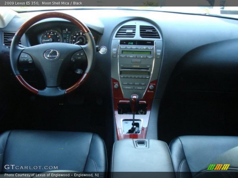 Moon Shell Mica / Black 2009 Lexus ES 350