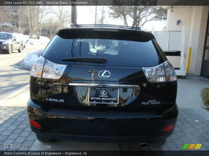 Obsidian Black / Parchment 2009 Lexus RX 350 AWD