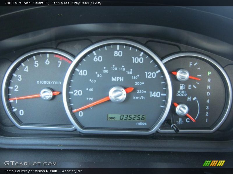 Satin Mesai Gray Pearl / Gray 2008 Mitsubishi Galant ES