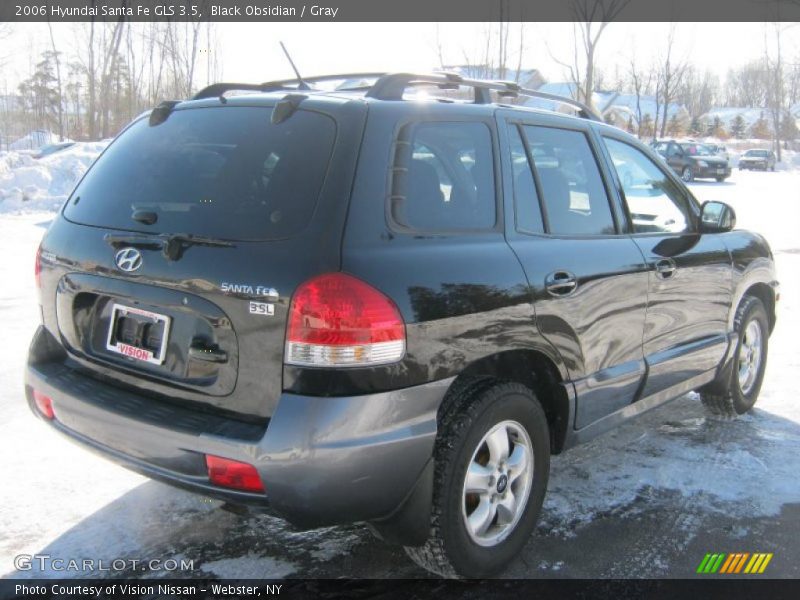 Black Obsidian / Gray 2006 Hyundai Santa Fe GLS 3.5
