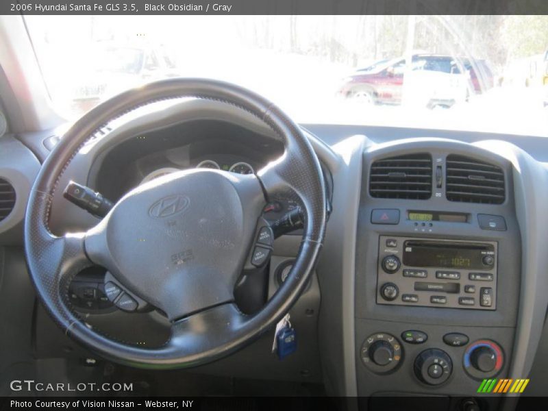 Black Obsidian / Gray 2006 Hyundai Santa Fe GLS 3.5