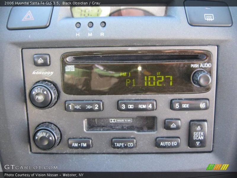 Black Obsidian / Gray 2006 Hyundai Santa Fe GLS 3.5
