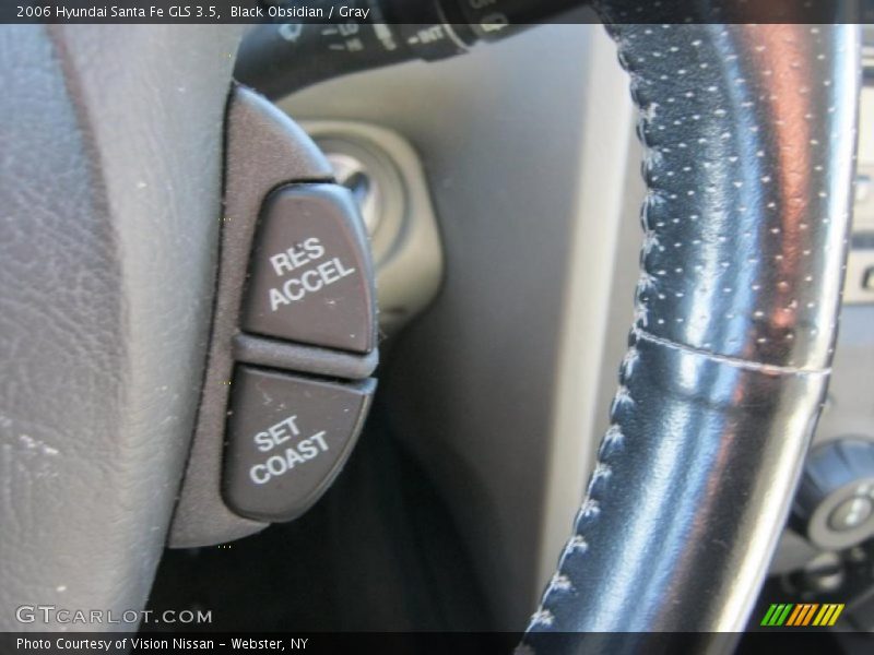 Black Obsidian / Gray 2006 Hyundai Santa Fe GLS 3.5