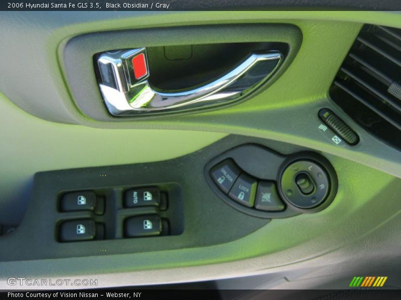 Black Obsidian / Gray 2006 Hyundai Santa Fe GLS 3.5
