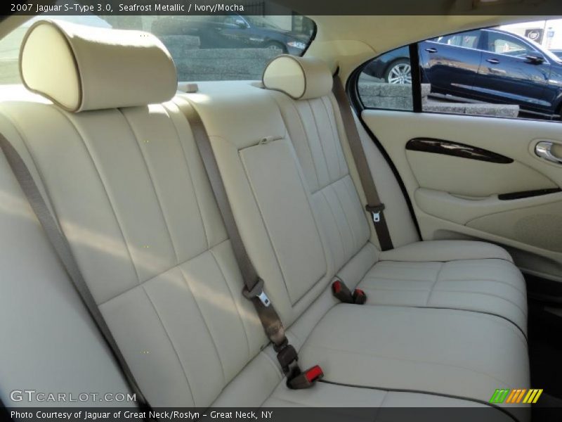Seafrost Metallic / Ivory/Mocha 2007 Jaguar S-Type 3.0