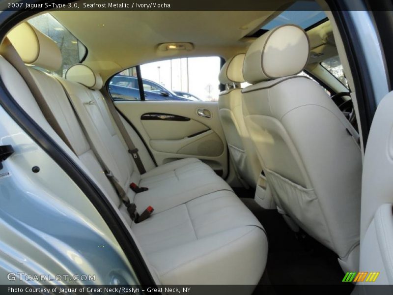 Seafrost Metallic / Ivory/Mocha 2007 Jaguar S-Type 3.0